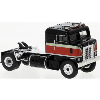 Kenworth Bullnose, US-Zugmaschine, schwarz/orange, Baujahr 1950
