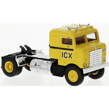 Kenworth Bullnose, US-Zugmaschine, ICX, gelb, Baujahr 1950