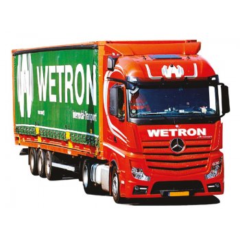 Mercedes-Benz Actros2 Stream./Aerop., 45'Wechselbehälter-Gardinen-Sattelzug, Wetron