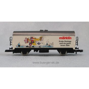 märklin Frohe Festtage und ein gutes neues Jahr (Wagen nur für Mitarbeiter 1996, u.a. Abbildung von einem Flugzeug)