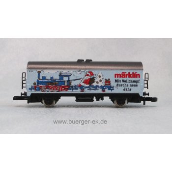 märklin Mit Volldampf durchs neue Jahr / Weihnachten kommt immer so plötzlich? (Mitarbeiter-Präsent Belegschaftswagen 1994)