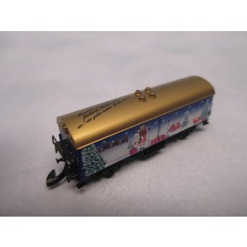 Märklin wünscht Ihnen fröhliche Weihnachten und ein gutes neues Jahr 2004 (Märklin Belegschaftswagen 2003, Weihnachtspräsent für Märklin Mitarbeiter)