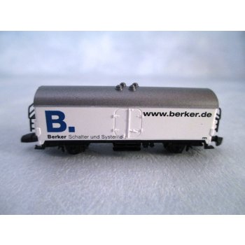 B. Berker Schalter und Systeme - www.berker.de - Bernd K. Goldenbaum Elektromeister Parnter KNX, (Gedeckter Güterwagen mit wechselseitiger Bedruckung)