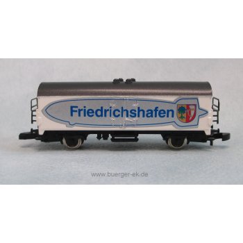 Friedrichshafen (mit Zeppelin-Abbildung, Längsseiten weiß, Zeppelin silbern)