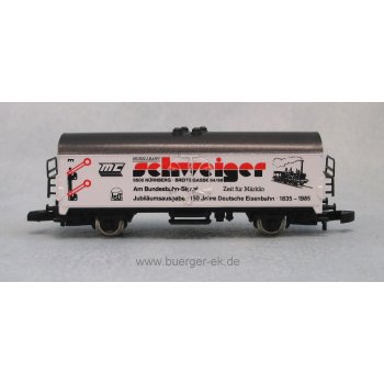 Modellbahn Schweiger mit Adler-Abbildung 150 Jahre Deutsche Eisenbahn