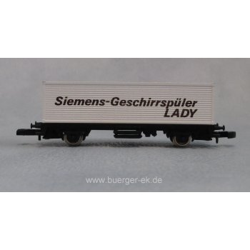 Siemens-Geschirrspüler LADY (brauner Aufdruck), (Containerwagen)