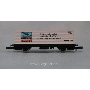 Speyer Technik-Museum 2.Int.mini-club Treffen 1993 wechselseitig mit Harley Davidson Ausstellung 1993 (Containerwagen)