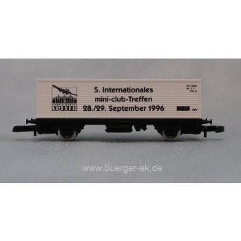 Speyer Technik-Museum 5.Int.mini-club Treffen 1996, wechselseitig mit Maybach Motorenbau Friedrichshafen (Containerwagen)