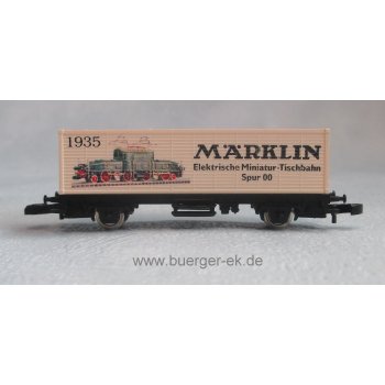 Märklin Jahreswechsel 1994/1995 Elektrische Miniatur-Tischbahn 1935 Krokodil / ICE 1995, (Containerwagen 8617 in spez. Verpackung)