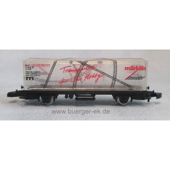 märklin Insider Transparent durch Erfolg (durchsichtiger Containerwagen mit Dachbedruckung)