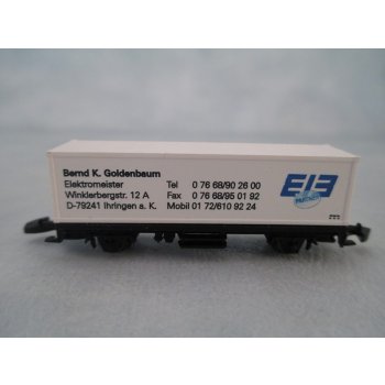 merten Lösungen für intelligente Gebäude www.merten.de - EIB Bernd K.Goldenbaum Elektromeister, (Containerwagen, wechselseitige Bedruckung)