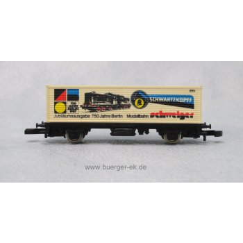 Modellbahn Schweiger 750 Jahre Berlin, Schwartzkopff (Containerwagen, Abbildung V36)