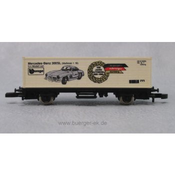 Modellbahn Schweiger, 100 Jahre Automobil, Mercedes 300 SL (Containerwagen)