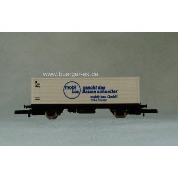 mobil bau, macht das Bauen schneller (Containerwagen)