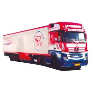 Mercedes-Benz Actros 2 Giga./Aerop., Kühlkoffersattelzug, Skive