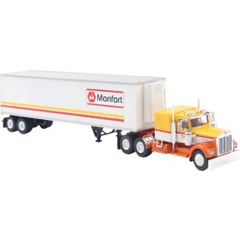 Kenworth W900 US-Kühlkoffersattelzug, Monfort, (modern)