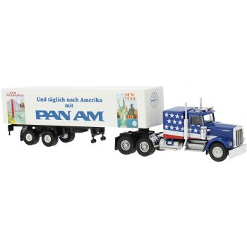 Kenworth 900 US-Kühlkoffer - Und täglich nach Amerika mit PAN AM, Fly to San Franciso, Baujahr 1974