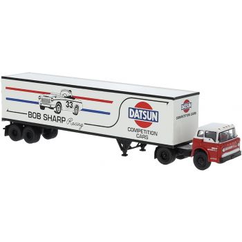 Ford C-Series, US-Koffersattelzug, DATSUN Competition Cars BPB SHARP Racing, Baujahr 1970