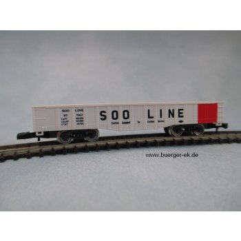 Gondola USA SOO LINE 4-achsig, weiss, mini-club