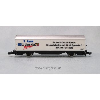 Z Club 92 Museum, Ein Jahr Z Club 92 - Museum 1994 - 1995 (Schiebewandwagen)