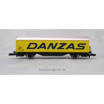 Danzas, Schweiz (Schiebewandwagen, Wagenlängsseiten gelb)