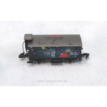 märklin Ein frohes Weihnachtsfest und ein erfolgreiches 1999 (Wagen nur für Mitarbeiter 1998, u.a. Dachbedruckung), (Altbaugüterwagen mit Bremserhaus)