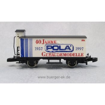Pola 40 Jahre, 1957 1997 (Altbaugüterwagen mit Bremserhaus)