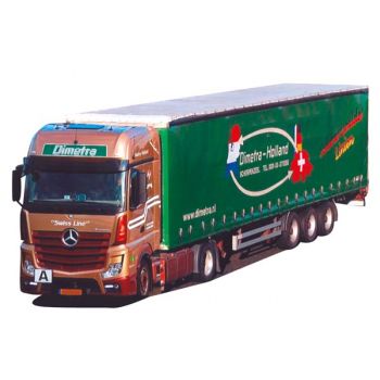 Mercedes-Benz Actros 2 Giga./Aerop., Gardinen-Koffersatelzug, Dimetra