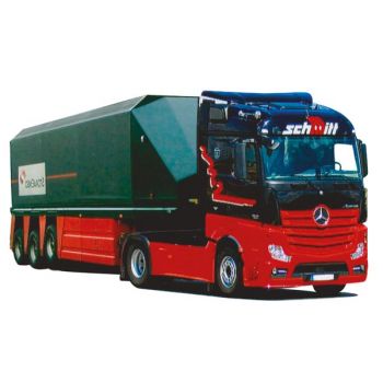Mercedes-Benz Actros2 Big./Aerop., Innenlader-Sattelzug, Schmitt / Storaenso