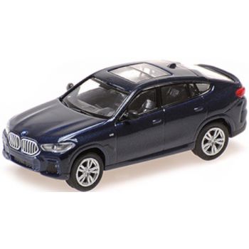 BMW X6, blau metallic, Baujahr 2020