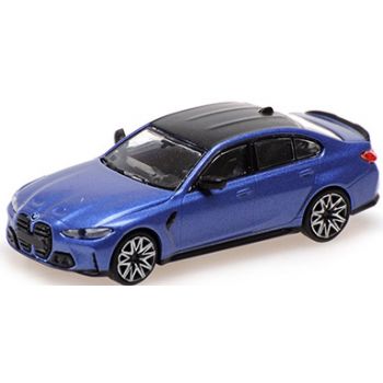 BMW M3 Limousine, blau metallic, Baujahr 2020