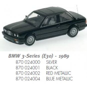 BMW 3-Serie (E30), schwarz, Baujahr 1989