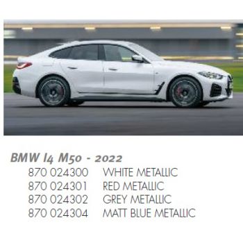 BMW I4 M50, weiß metallic, Baujahr 2022