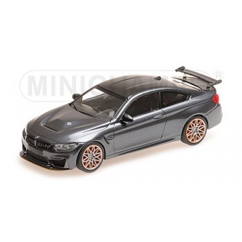 BMW M4, GTS, Baujahr 2016, grau metallic, mit orangefarbenen Wheels