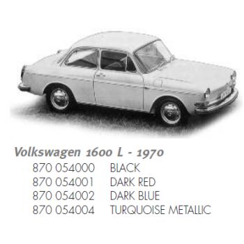 VW 1600 L, türkis metallic, Baujahr 1970