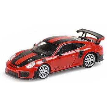 Porsche 911 GT2 RS - 2018, rot w mit Carbon Stripes