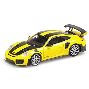 Porsche 911 GT2 RS - 2018, gelb w mit Carbon Stripes
