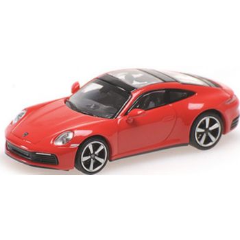 Porsche 911 (992) Carrera 4S, rot, Baujahr 2019