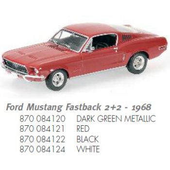 Ford Mustang Fastback 2+2, weiß, Baujahr 1968