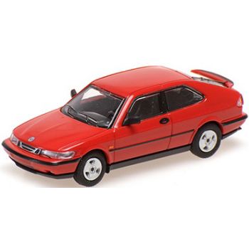 Saab 900 Turbo 16S (Aero) Coupe, rot, Baujahr 1987