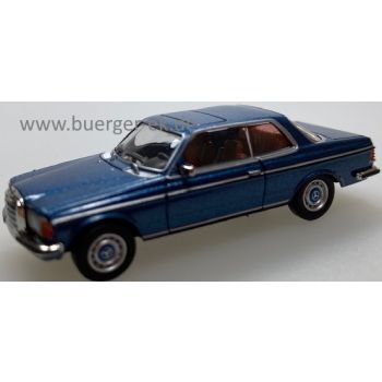 Mercedes-Benz C123 Coupe, blau metallic, Baujahr 1977, von PCX
