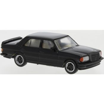 Mercedes-Benz W123 AMG, schwarz, Baujahr 1980, von PCX