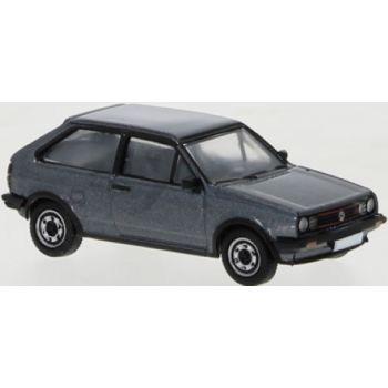 VW Polo II Coupe, grau metallic, Baujahr 1985, von PCX