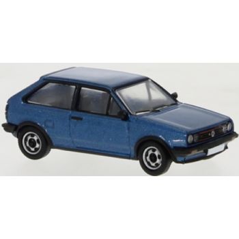 VW Polo II Coupe, blau metallic, Baujahr 1985, von PCX