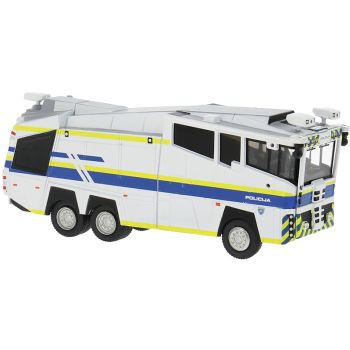 Rosenbauer Wasserwerfer 10000, Policija - Polizei Slowenien, weiß mit blau/leuchtgelbem Streifendekor, Baujahr 2009, von PCX