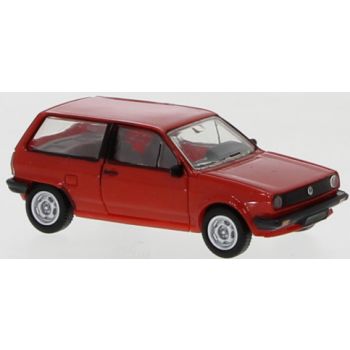 VW Polo II, hellrot, Baujahr 1985, von PCX