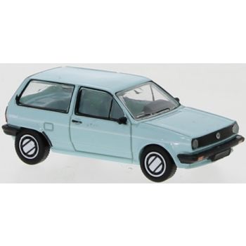 VW Polo II Fox, türkis mit Dekor, Baujahr 1985, von PCX