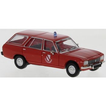 Peugeot 504 Break, Pompiers - Feuerwehr Frankreich, rot, Baujahr 1978, von PCX