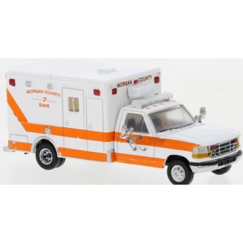 Ford F-350 Horton Ambulance, Morgan Country, weiß/orange, Baujahr 1997, von PCX