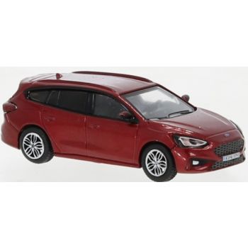 Ford Focus Turnier ST-Line, dunkelrot metallic,  Baujahr 2020, von PCX
